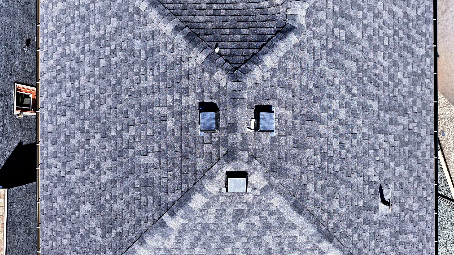 Roof — Detail Top View captured by PrairieView Aerial